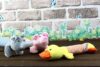 играчка домашни любимци слонче пате прасенце издаваща звуци жълта сива розова