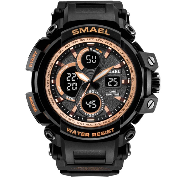 часовник мъжки дамски черен пазарувай от най-модерния сайт www.lulu.bg бъди уникален интересен уникален часовник дата час компас температура модерен фешън много часови зони кварцов механизъм богат избор moderen myj aktualen podaryk kovena kaishka luksozen podaryk fashion стилен огромен интересен SMAEL