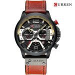CURREN Sport кафяво черен жълто