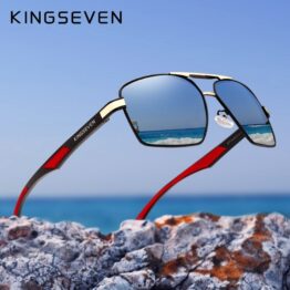 KINGSEVEN,слънчеви очила,големи слънчеви очила,поляризирани слънчеви очила,защита,UV защита,модерни слънчеви очила за мъже,огледални стъкла,slan4evi o4ila,o4ila,slynchevi ochila