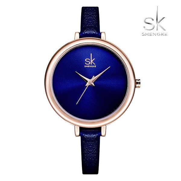 часовник SK SHENGKE moderen damski chasovnik eleganten елегантен дамски часовник вечерно парти дневен тоалет сватба метална верижка регулируема www.lulu.bg