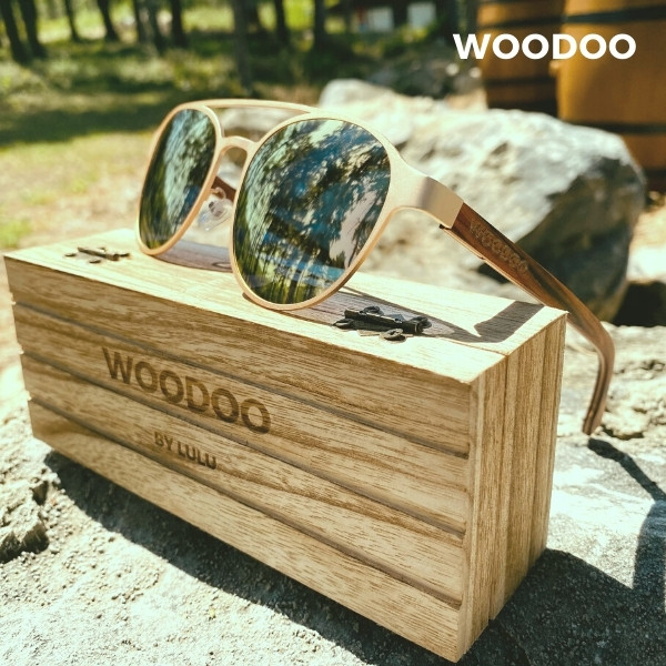слънчеви дървени очила